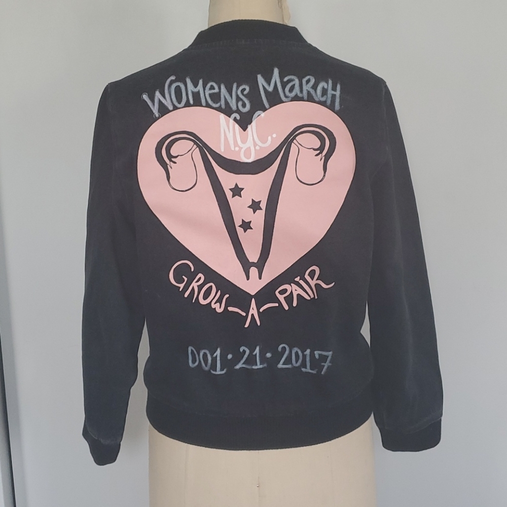 Denim Bomber Jacket - Womens March 2017